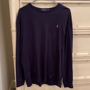 Polo Ralph Lauren long sleeve blue Size large